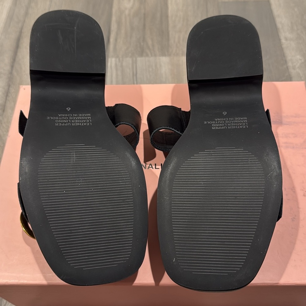 Intentionally Blank Orion Leather Slide Sandal - Picture 10 of 10